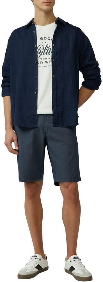 S.Oliver RED LABEL Regular fit korte chino van katoenmix - Foto 2