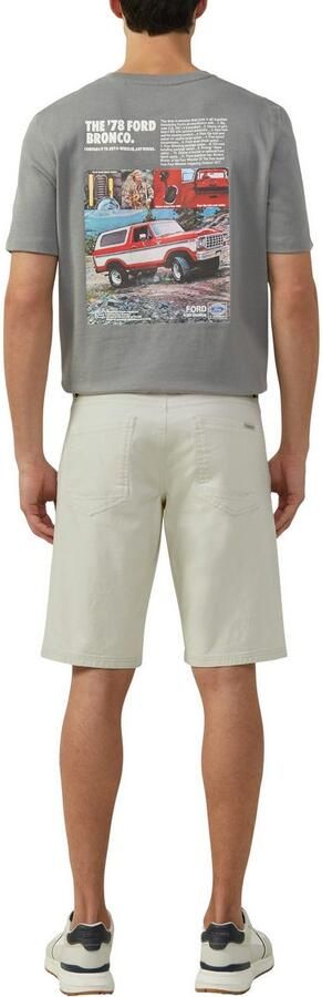 S.Oliver Bermuda Zomerbroek met naaddetails - Foto 3