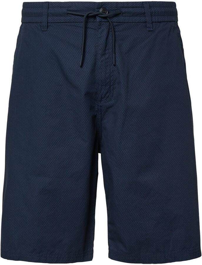 S.Oliver Bermuda Zomerbroek met structuur motief - Foto 1