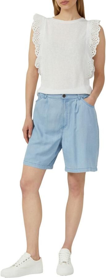 S.Oliver Bermuda Zomerbroek van zacht lyocell - Foto 2