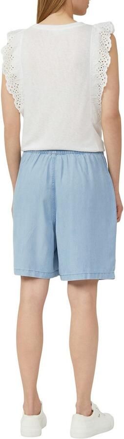 S.Oliver Bermuda Zomerbroek van zacht lyocell - Foto 3