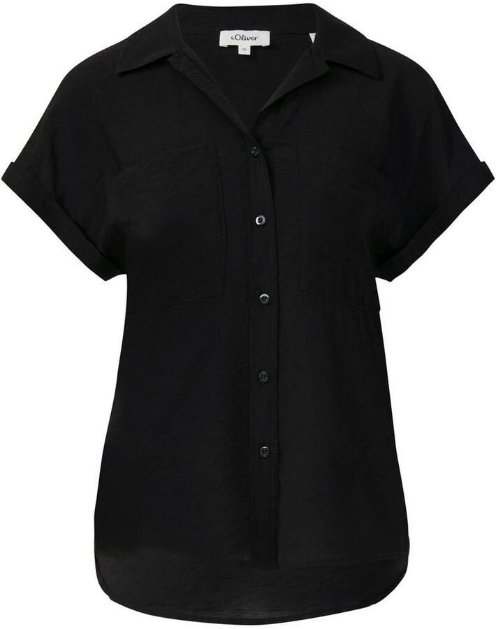 S.Oliver Blouse met korte mouwen