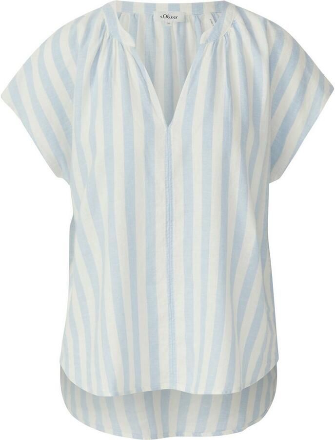 S.Oliver Blouse met korte mouwen met print all-over