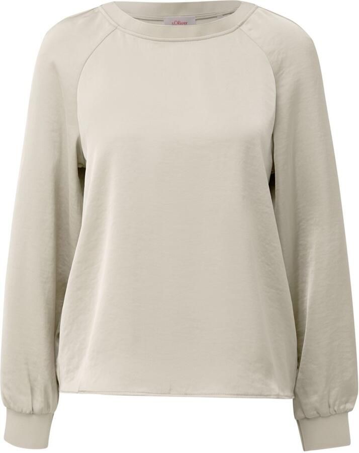 S.Oliver Blouse met lange mouwen in satijnkwaliteit - Foto 2