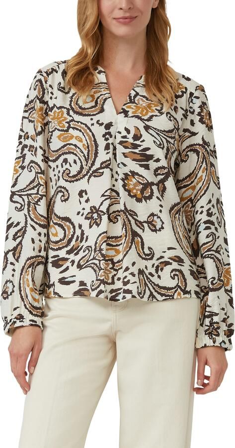 S.Oliver Blouse met lange mouwen met bloemmotief - Foto 4