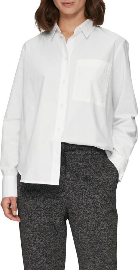 S.Oliver Blouse met lange mouwen met borstzak - Foto 4