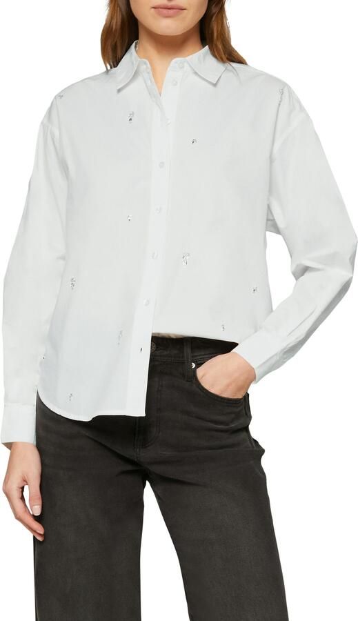 S.Oliver Blouse met lange mouwen met decoratieve applicaties