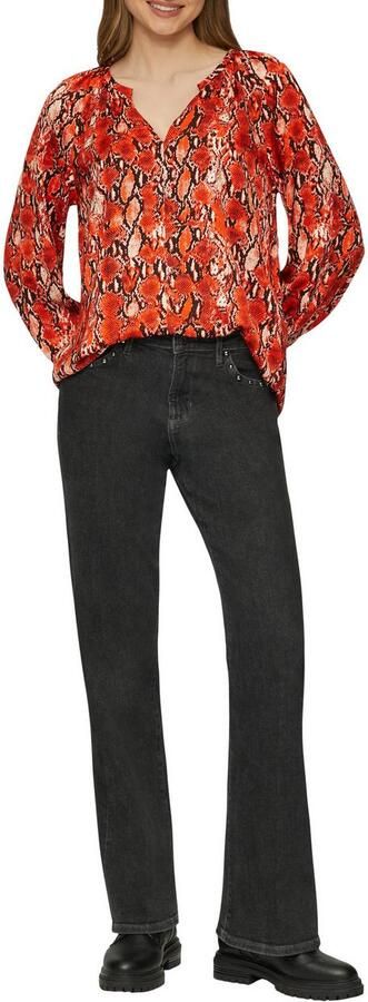 S.Oliver Blouse met lange mouwen met print all-over - Foto 4