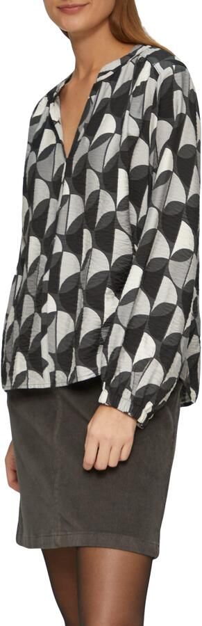 S.Oliver Blouse met lange mouwen met print all-over - Foto 4