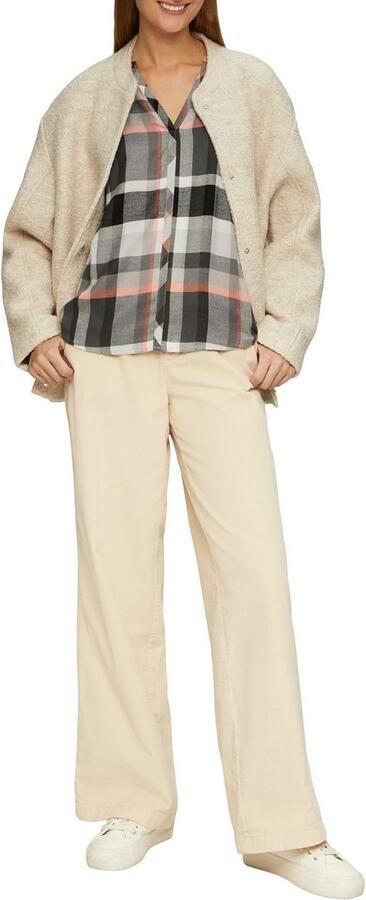 S.Oliver Blouse met lange mouwen met ruitpatroon - Foto 6