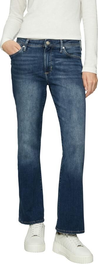 S.Oliver Bootcut jeans Beverly in stretchkwaliteit met studs op de zakken - Foto 3