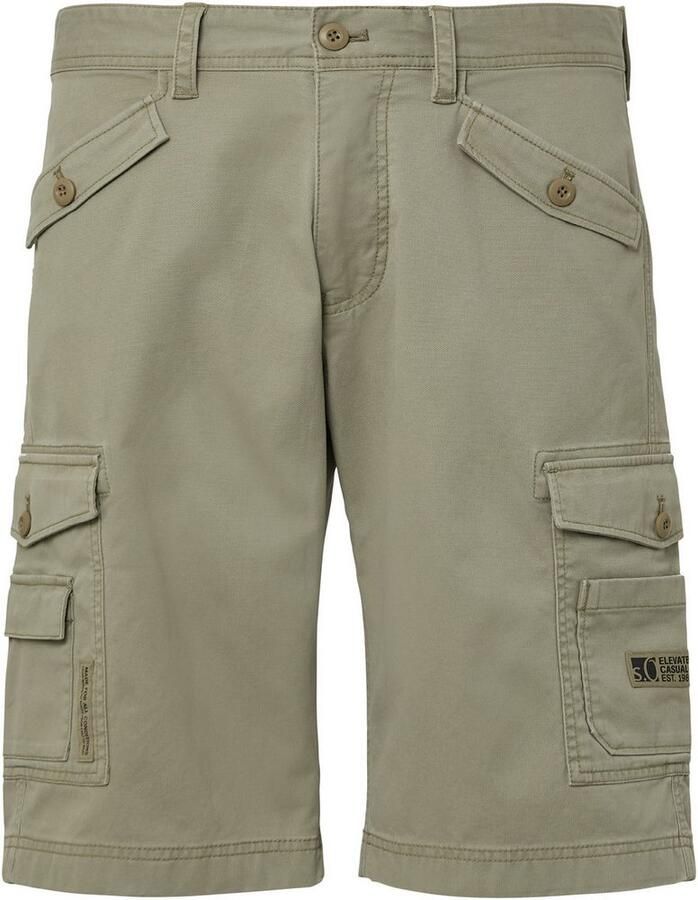 S.Oliver Cargobermuda Zomerbroek met cargozakken