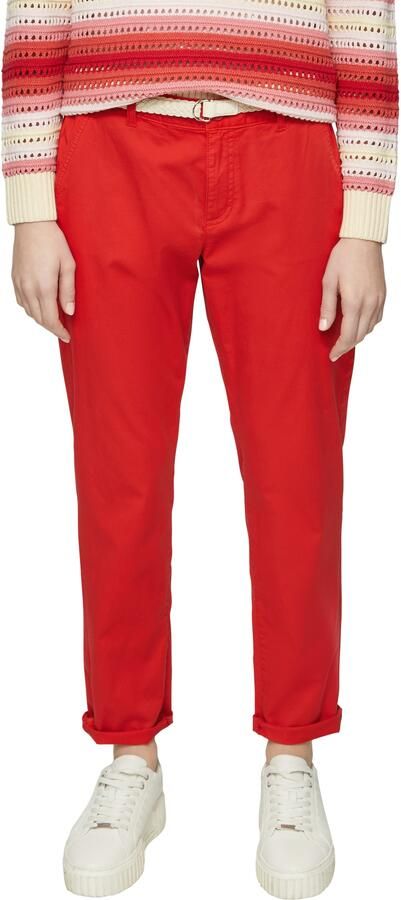 S.Oliver RED LABEL Regular fit chino van katoenmix - Foto 4