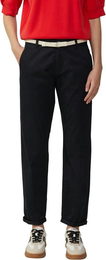 S.Oliver RED LABEL Regular fit chino van katoenmix - Foto 4