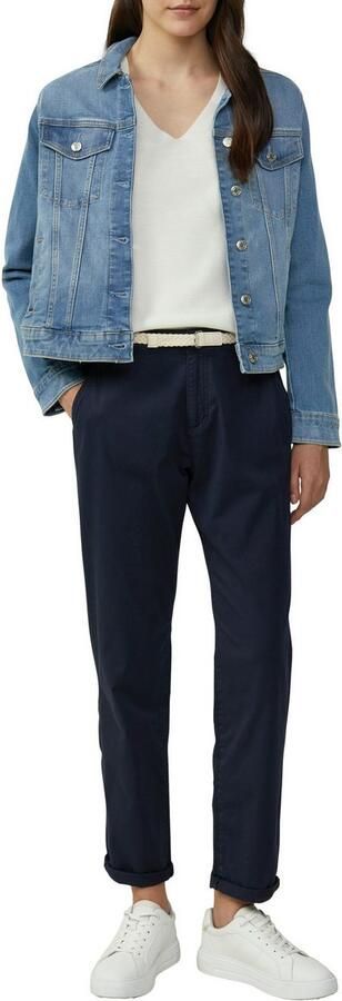 S.Oliver RED LABEL Regular fit chino van katoenmix - Foto 2