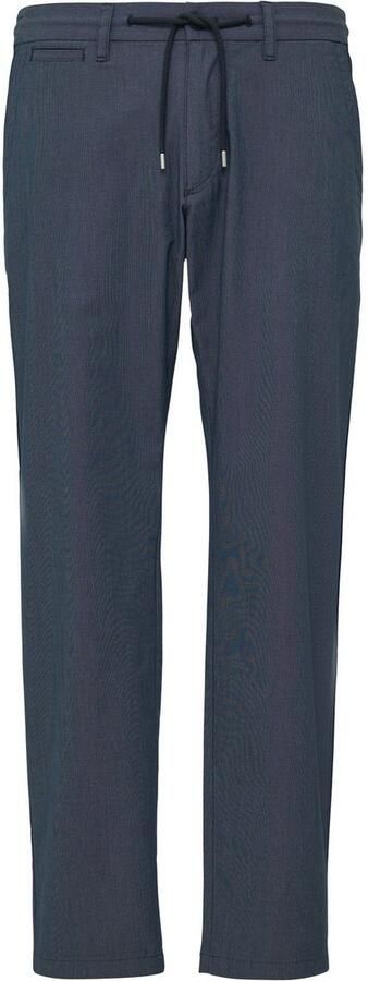 S.Oliver regular casual broek donkerblauw