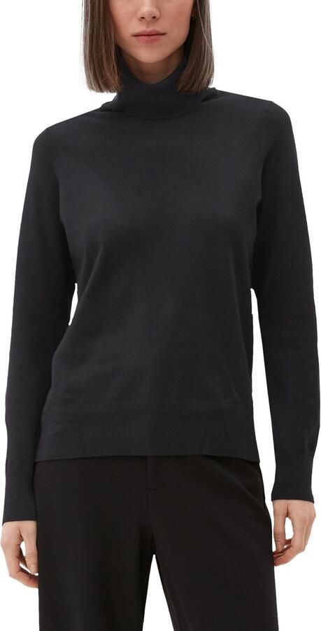 S.Oliver RED LABEL Trui met rolkraag van viscosemix - Foto 5