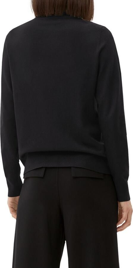 S.Oliver RED LABEL Trui met rolkraag van viscosemix - Foto 3