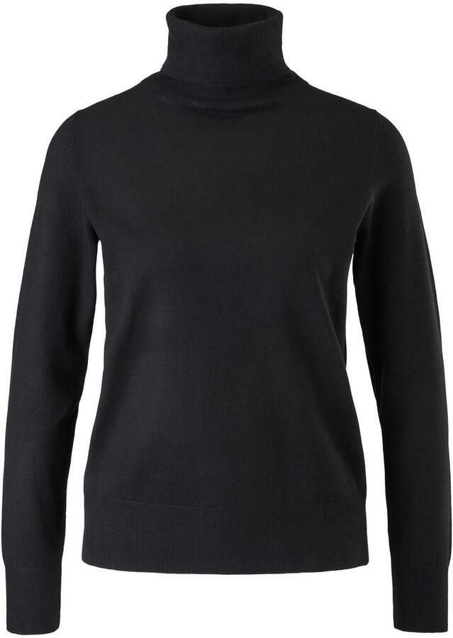 S.Oliver RED LABEL Trui met rolkraag van viscosemix - Foto 2