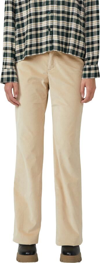S.Oliver corduroy straight regular waist casual broek beige - Foto 6