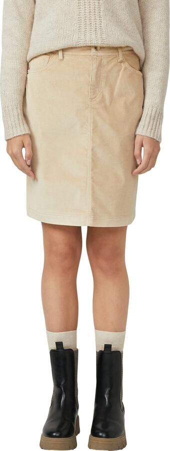 S.Oliver RED LABEL Uitlopende minirok in ribcordlook - Foto 4