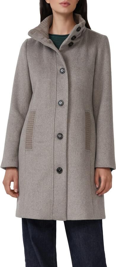 S.Oliver Gebreide jas met staande kraag en knoopsluiting - Foto 4