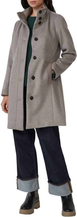 S.Oliver Gebreide jas met staande kraag en knoopsluiting - Foto 2