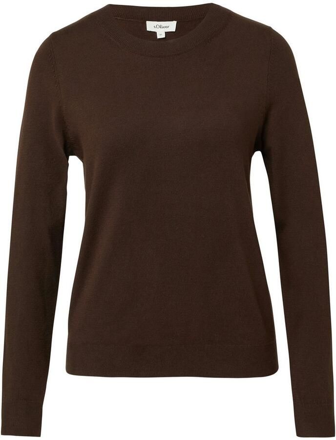 S.Oliver RED LABEL Regular fit gebreide pullover van viscosemix