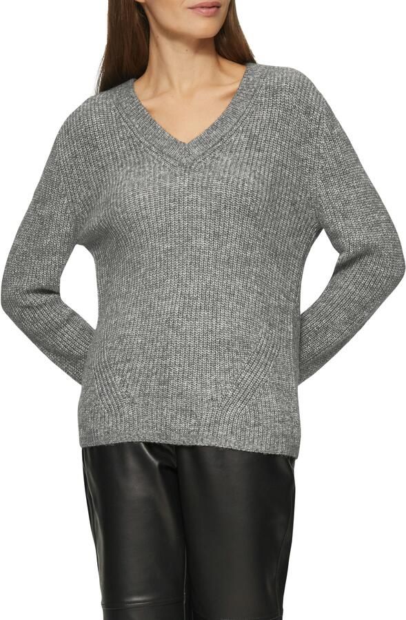 S.Oliver Gebreide trui in gemêleerde look - Foto 4