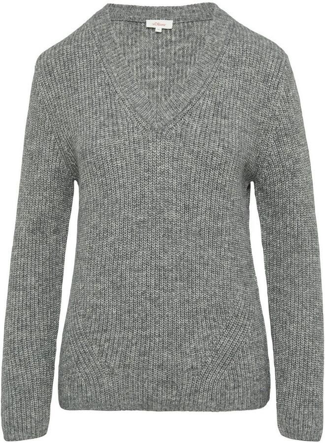 S.Oliver Gebreide trui in gemêleerde look