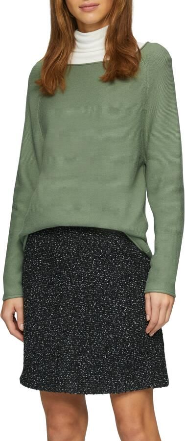 S.Oliver RED LABEL Regular fit gebreide pullover van katoenmix met raglanmouwen - Foto 6