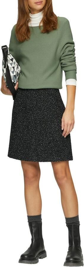 S.Oliver RED LABEL Regular fit gebreide pullover van katoenmix met raglanmouwen - Foto 4