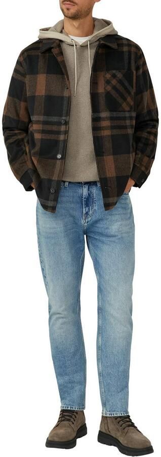 S.Oliver Gebreide trui met capuchon en rijgkoord - Foto 2