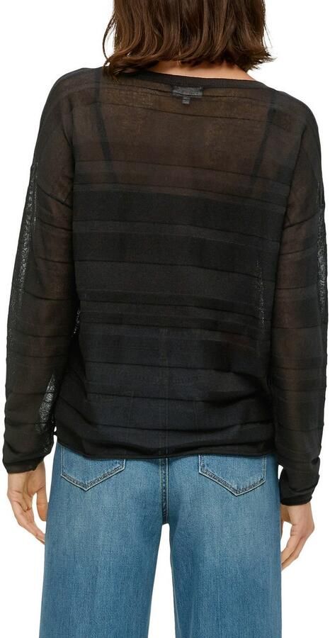 S.Oliver Gebreide trui met motiefstructuur - Foto 2