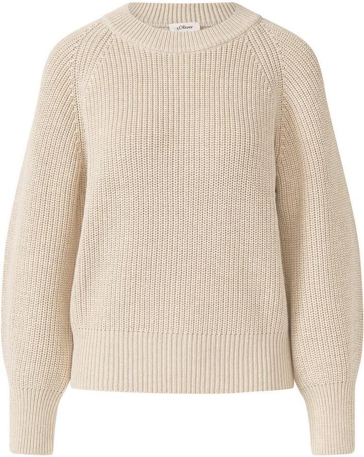 S.Oliver Gebreide trui met raglanmouwen