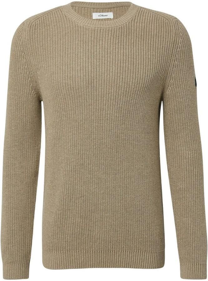 S.Oliver Gebreide trui met ribboorden