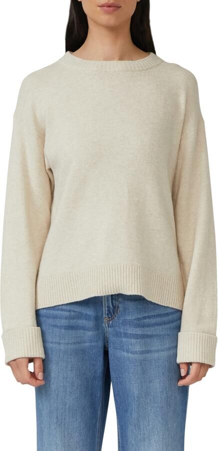 S.Oliver RED LABEL Relaxed fit gebreide pullover van katoenmix met wol - Foto 4