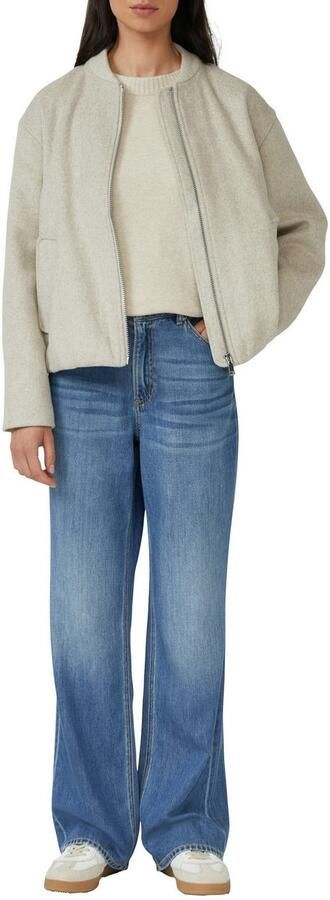 S.Oliver RED LABEL Relaxed fit gebreide pullover van katoenmix met wol - Foto 2