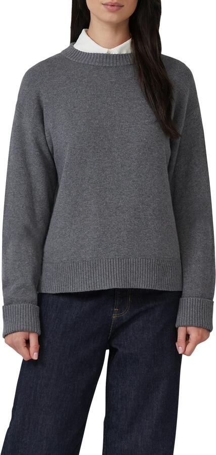 S.Oliver RED LABEL Relaxed fit gebreide pullover van katoenmix met wol - Foto 6
