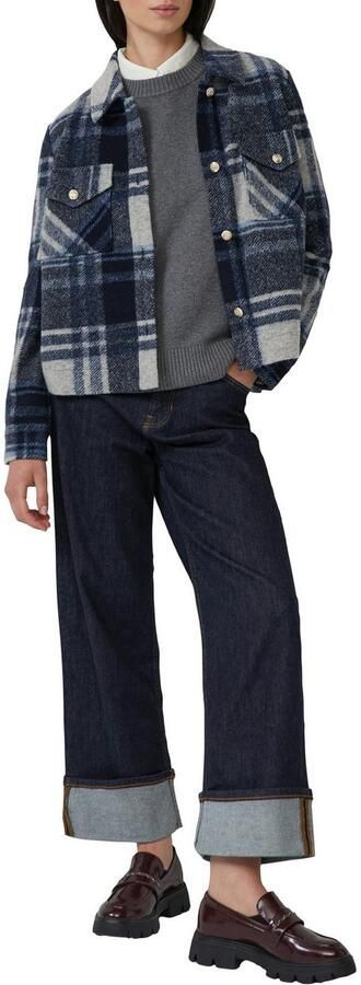 S.Oliver RED LABEL Relaxed fit gebreide pullover van katoenmix met wol - Foto 5