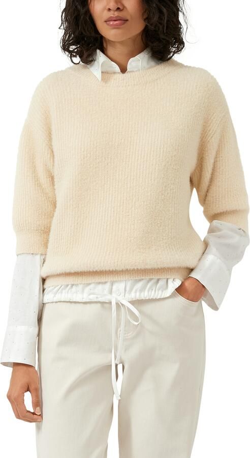 S.Oliver RED LABEL Regular fit gebreide pullover van katoenmix - Foto 4