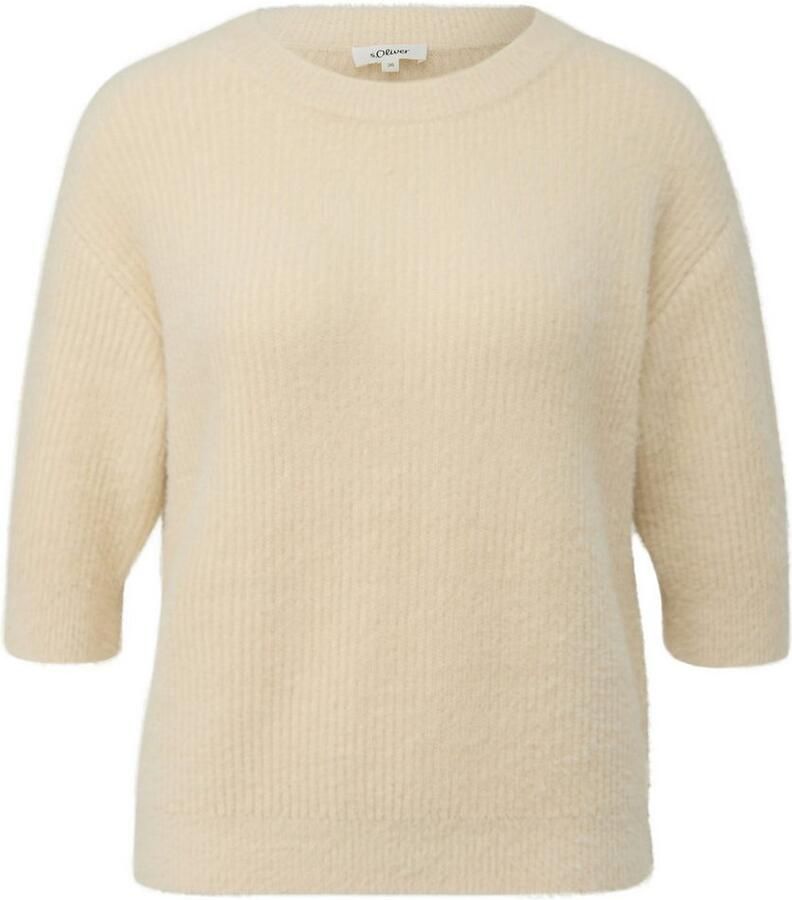 S.Oliver RED LABEL Regular fit gebreide pullover van katoenmix