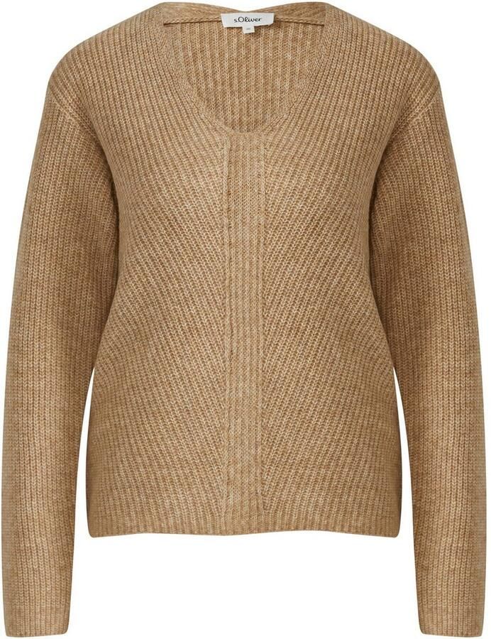 S.Oliver RED LABEL Regular fit gebreide pullover met wol