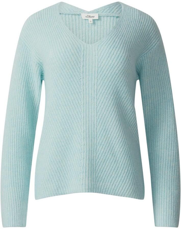 S.Oliver RED LABEL Regular fit gebreide pullover met wol