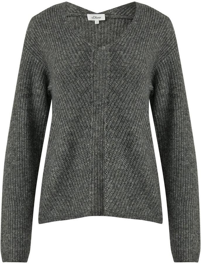 S.Oliver RED LABEL Regular fit gebreide pullover met wol