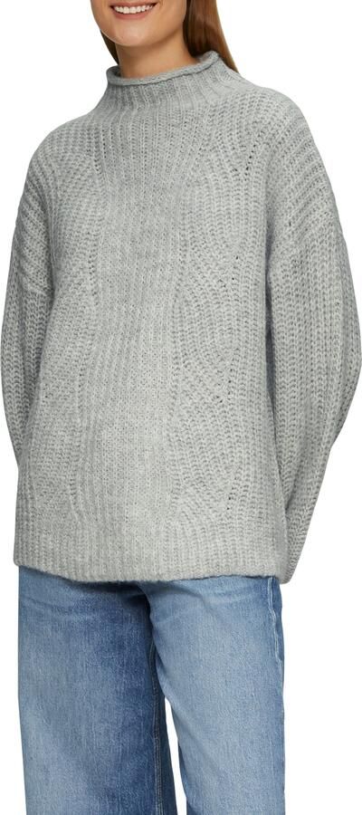 S.Oliver Gebreide trui met structuurpatroon - Foto 4