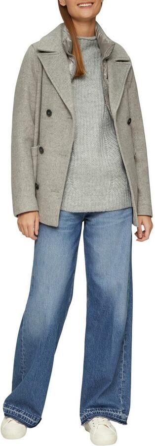 S.Oliver Gebreide trui met structuurpatroon - Foto 3