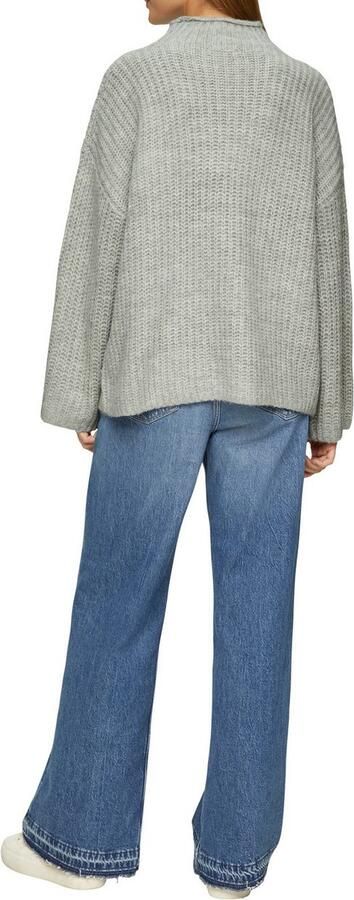 S.Oliver Gebreide trui met structuurpatroon - Foto 2