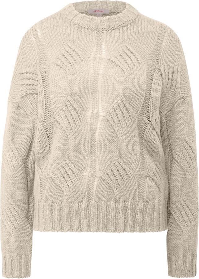 S.Oliver Gebreide trui met structuurpatroon - Foto 2