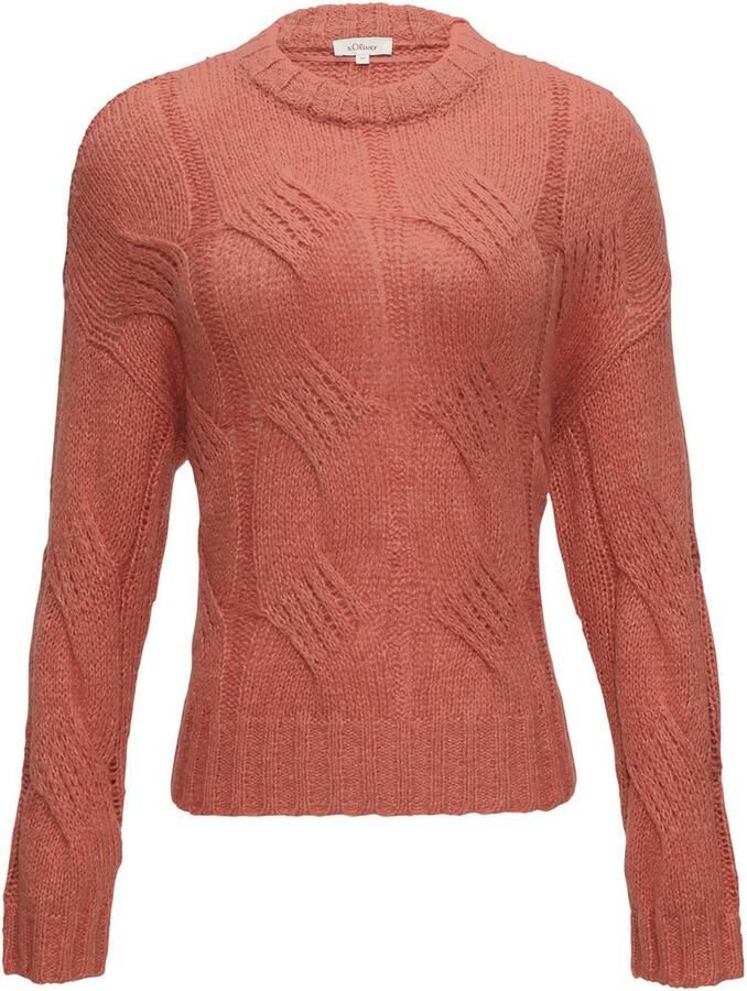 S.Oliver Gebreide trui met structuurpatroon